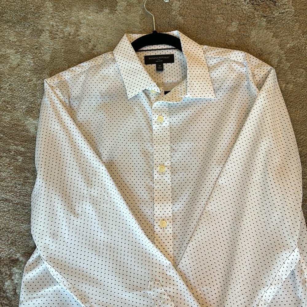 Banana Republic Non iron Medium Dress Shirt.  Never worn.